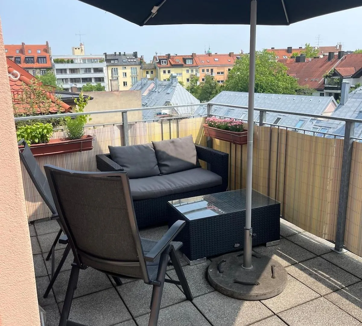 City-Apartment With Private Rooftop Terrace 慕尼黑